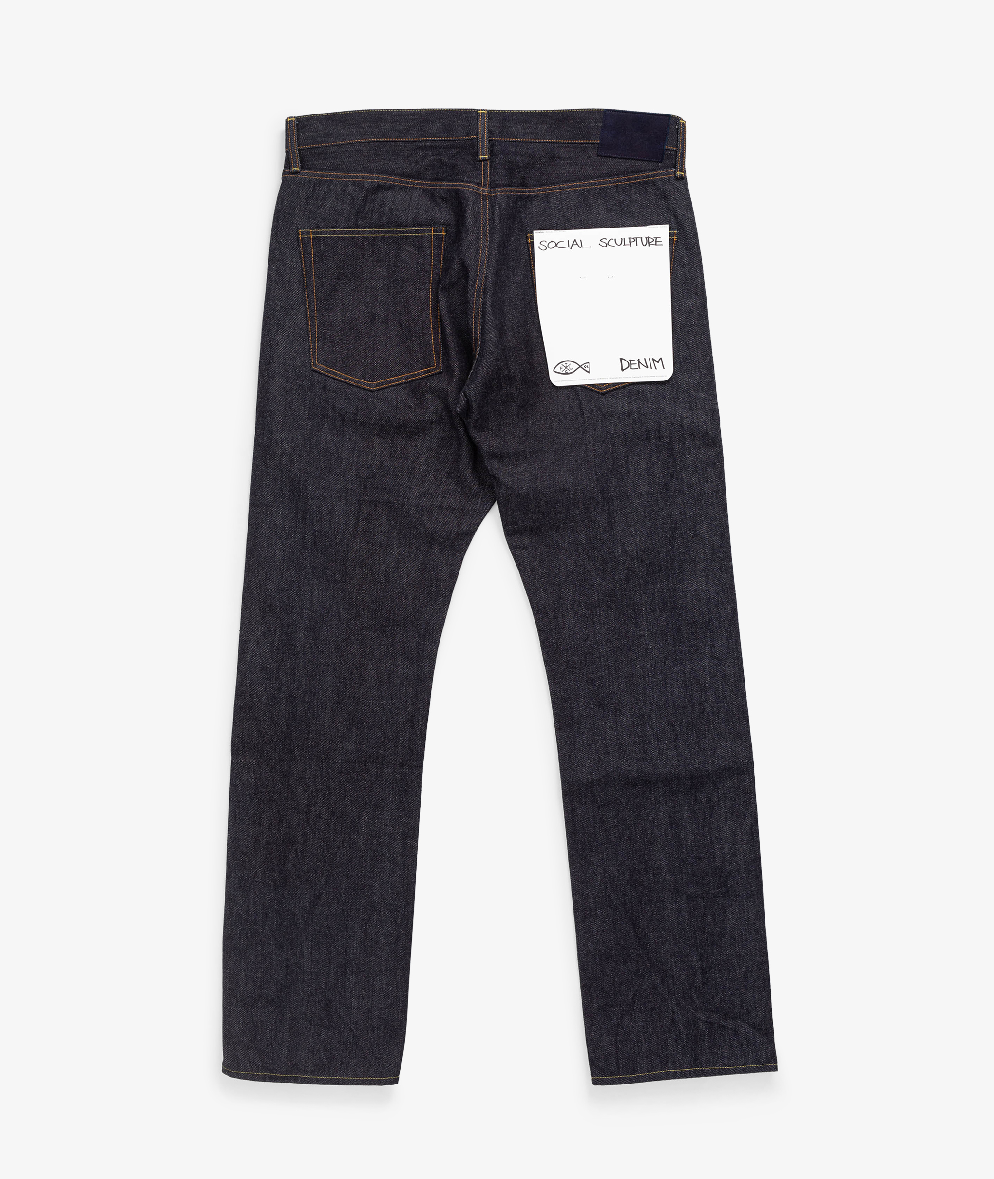 visvim SOCIAL SCULPTURE 04 BLACK DENIM-