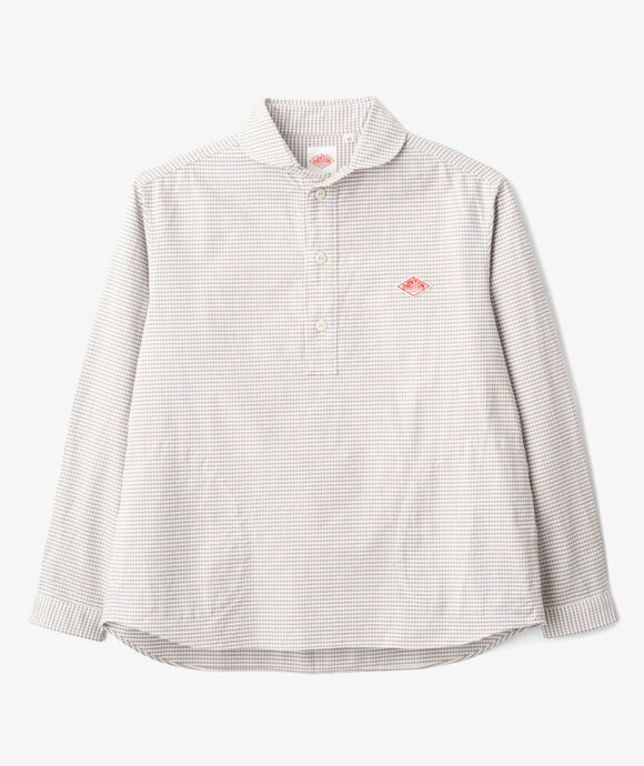 Danton - Round Collar P:O Shirt L/S
