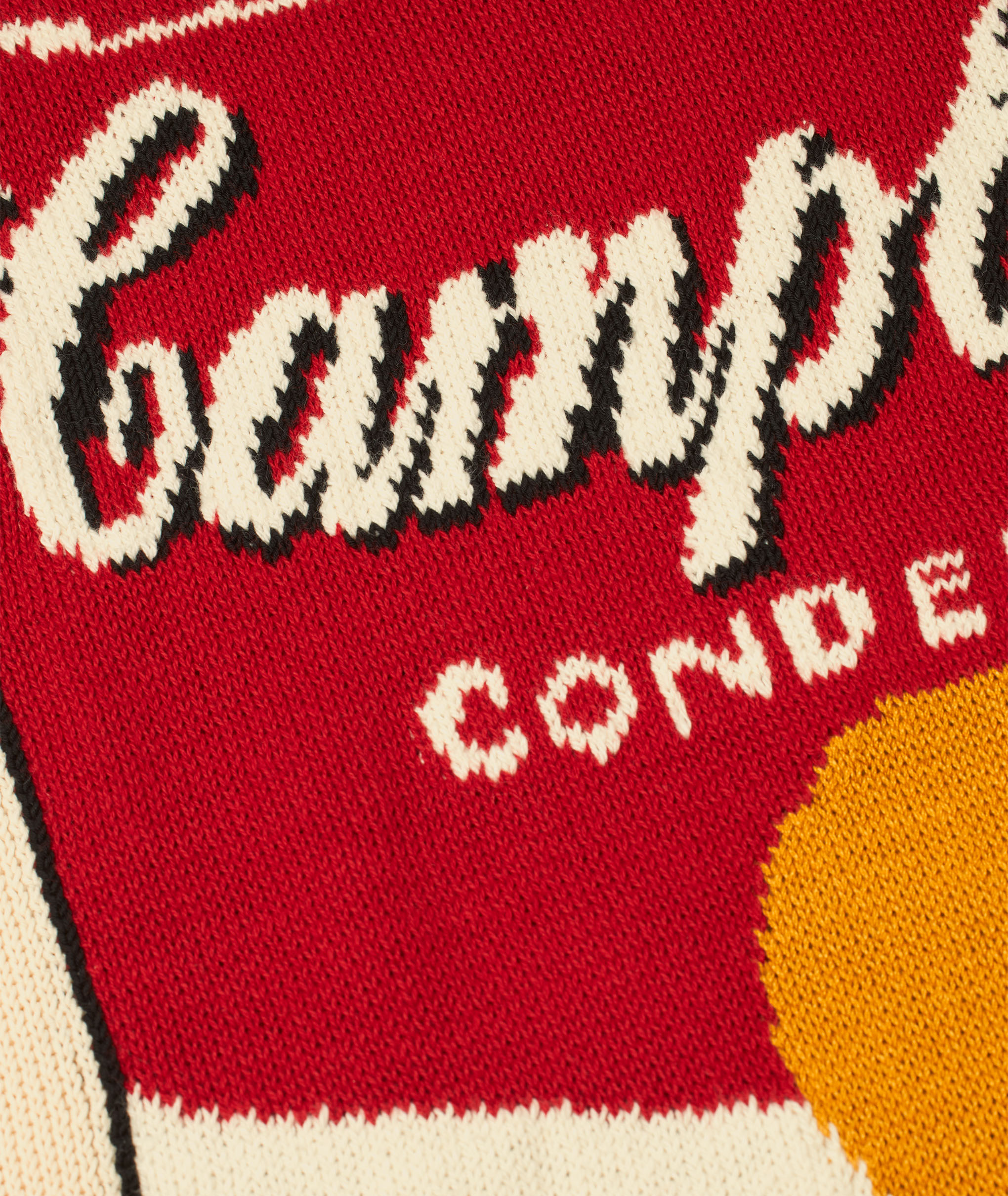 Norse Store Shipping Worldwide Junya Watanabe MAN Campbells Soup Sweater Ecru