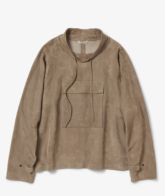 Auralee - Goat Suede P/O Blouson