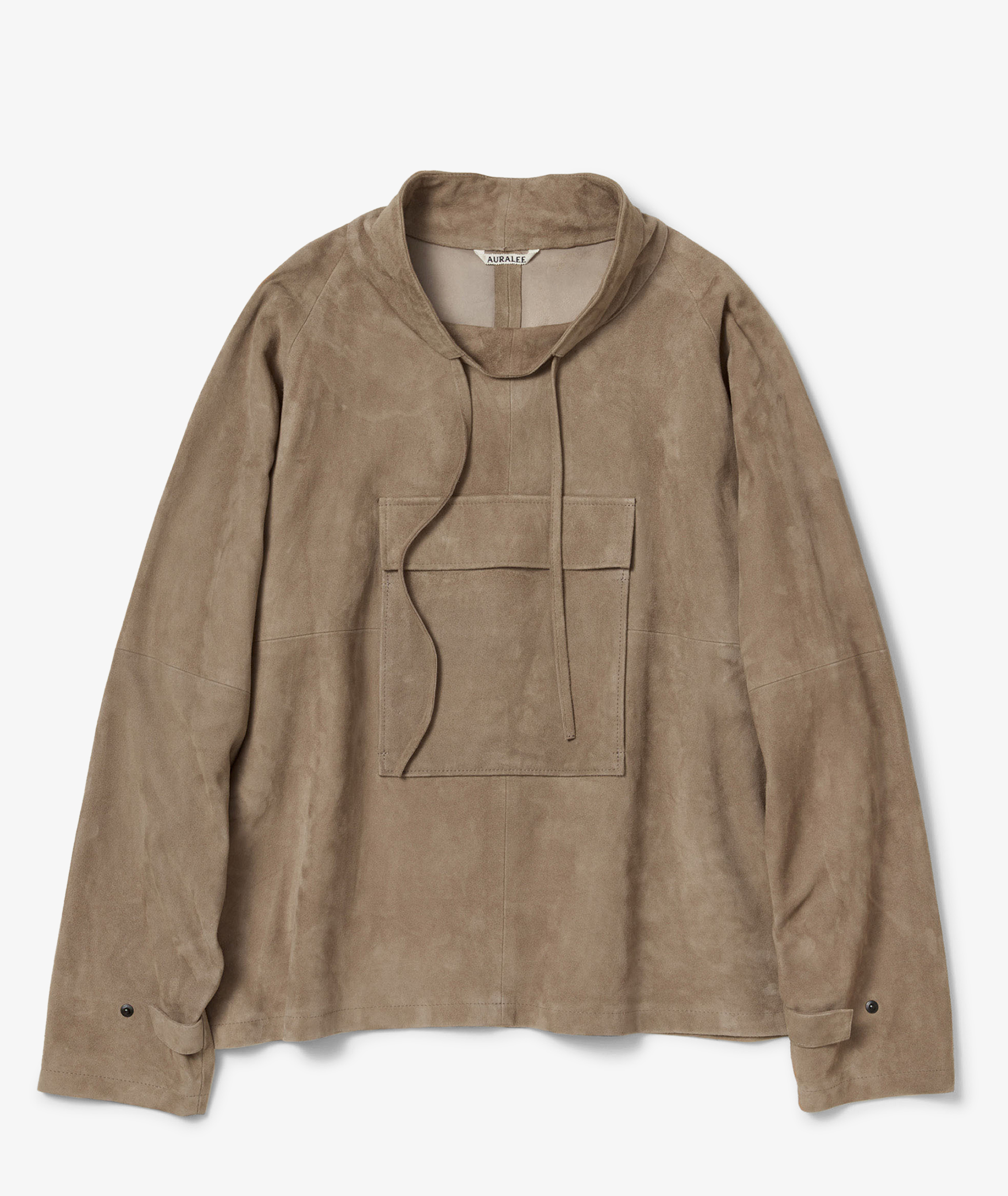 Norse Store | Shipping Worldwide - Auralee Goat Suede P/O Blouson 