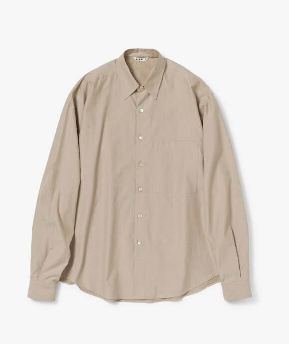 Auralee - Washed Finx Twill Big Shirt