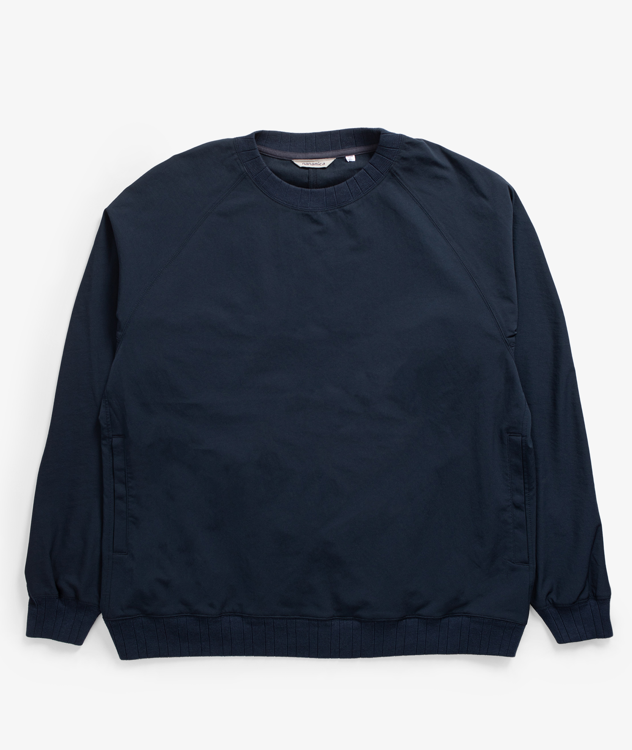 Norse Store | Shipping Worldwide - nanamica Alphadry Crew Neck Sweat - Navy