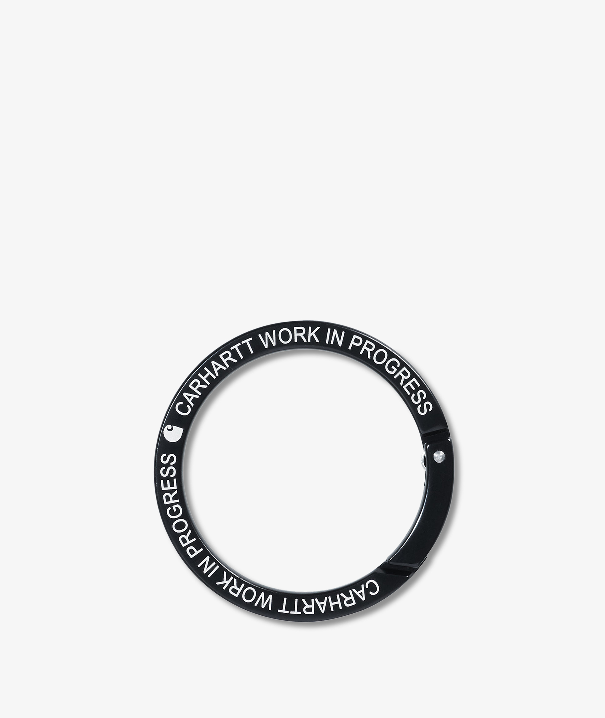 Norse Store  Shipping Worldwide - Carhartt WIP Round Carabiner - Alloy  Black