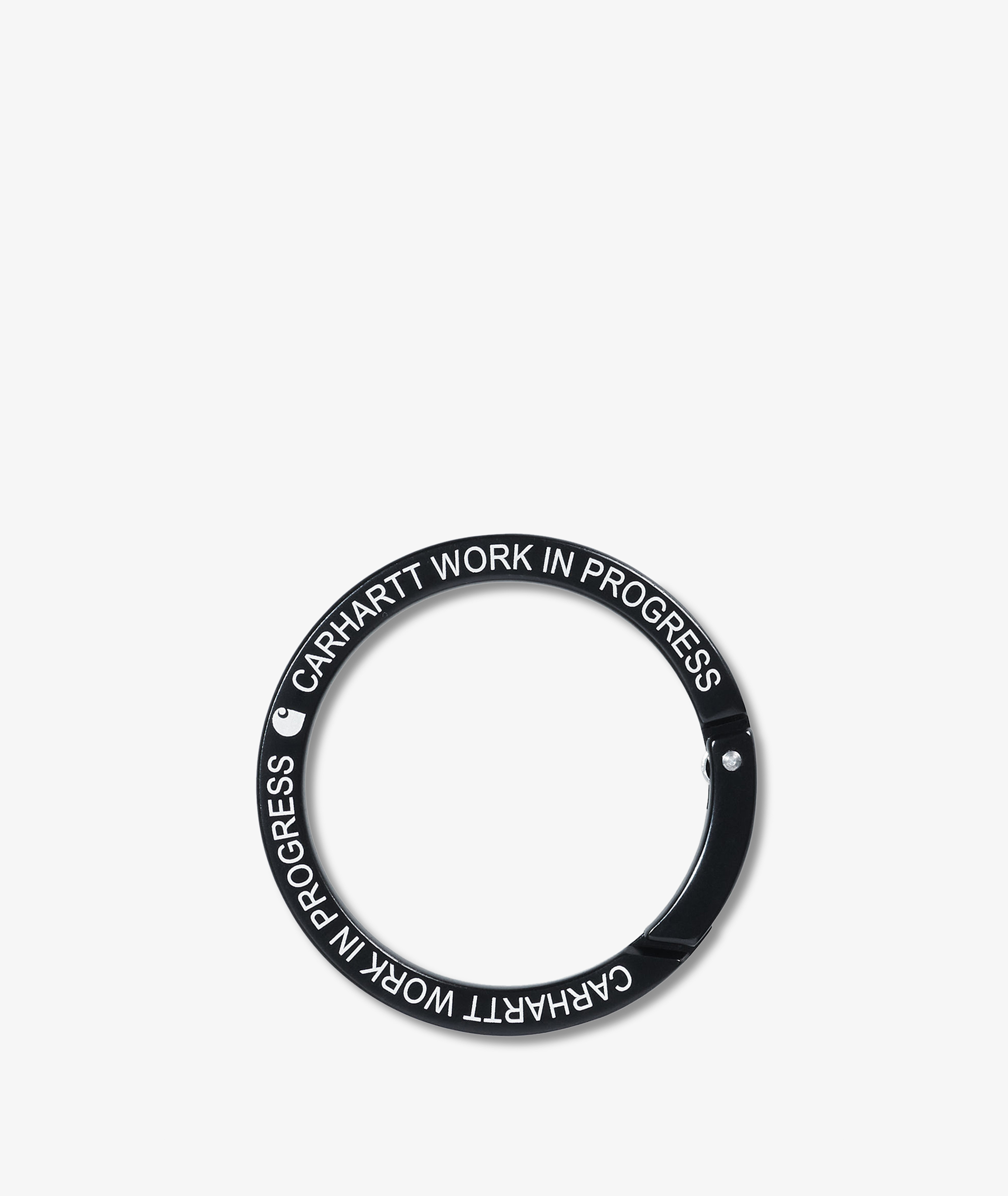 Norse Store | Shipping Worldwide - Carhartt WIP Round Carabiner - Alloy Black