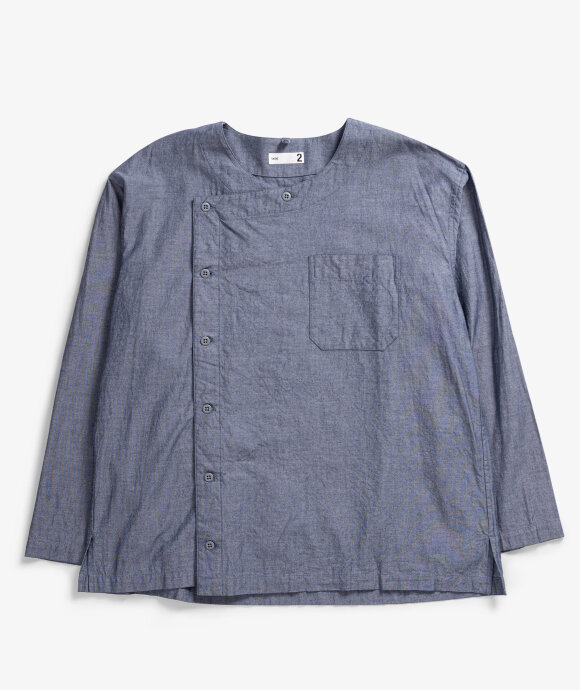TS(S) - Off-center Collarless Shirt