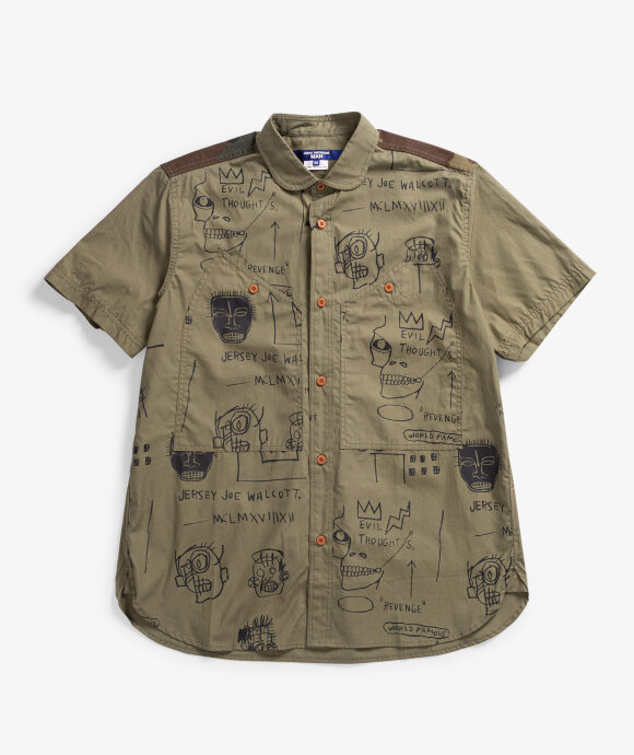 Junya Watanabe MAN - Jean-Michel Basquiat Short Sleeve Shirt