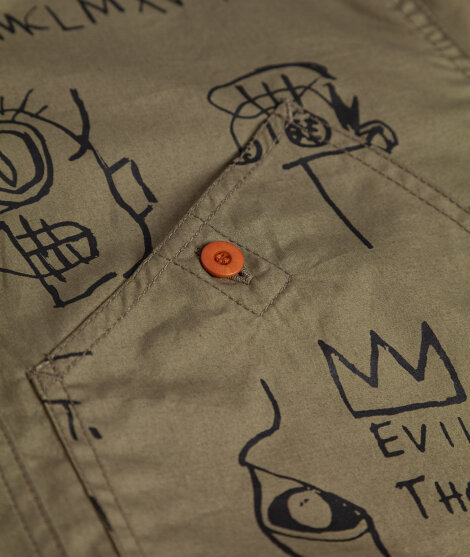 Junya Watanabe MAN - Jean-Michel Basquiat Short Sleeve Shirt