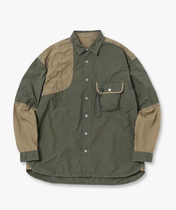 Norse Store | Shipping Worldwide - And Wander Cordura Rip Mix Shirt - Khaki