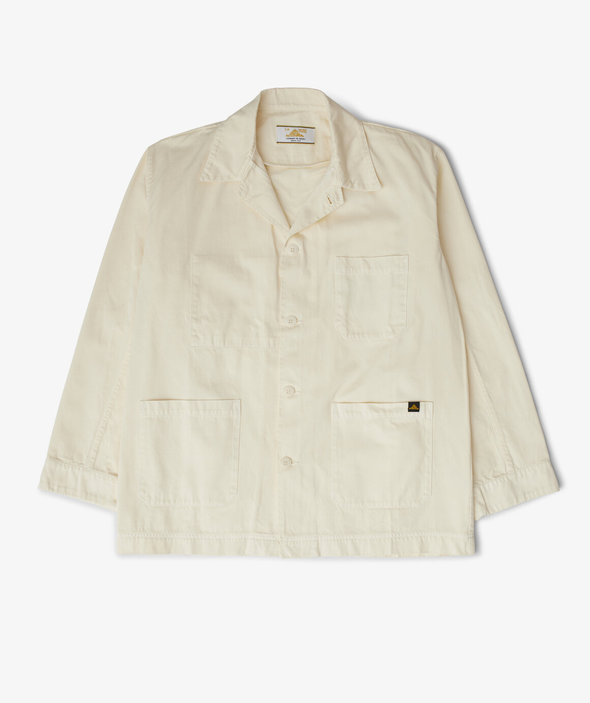 Norse Store Shipping Worldwide Le Mont st Michel GABARDINE WORK JACKET Ivory