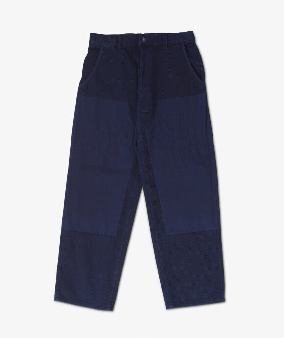 Blue Blue Japan - Sashiko Hand Stitched Double Knee Pants