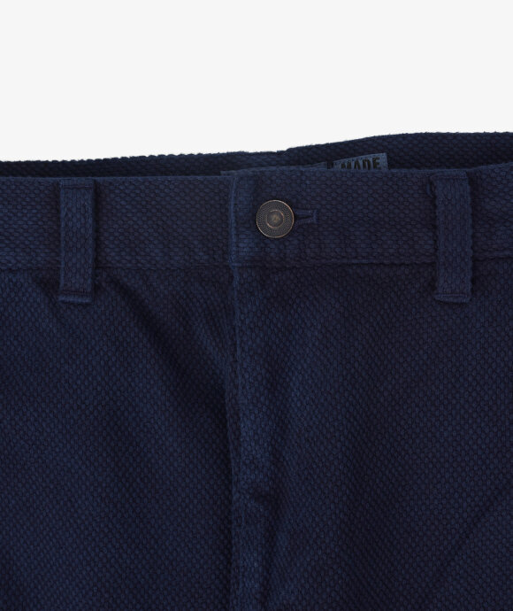 Blue Blue Japan - Sashiko Hand Stitched Double Knee Pants