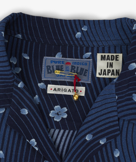 Blue Blue Japan - Woven Minamo Sakura Crepe Shirt