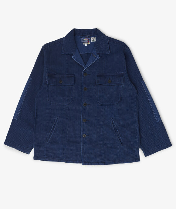 Blue Blue Japan - Kasezome Sashiko Utility Shirt
