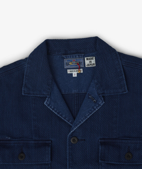 Blue Blue Japan - Kasezome Sashiko Utility Shirt