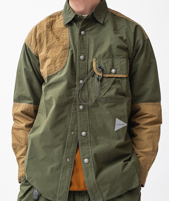 And Wander - Cordura Rip Mix Shirt