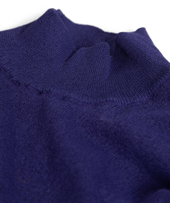 Norse Store | Shipping Worldwide - Needles S/S Mock Neck Sweater - Purple