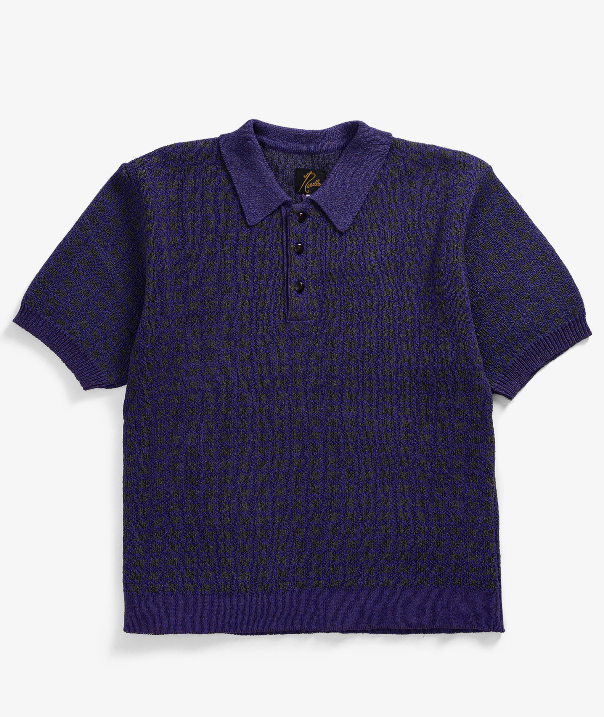 Norse Store | Shipping Worldwide - Needles Polo Sweater - purple