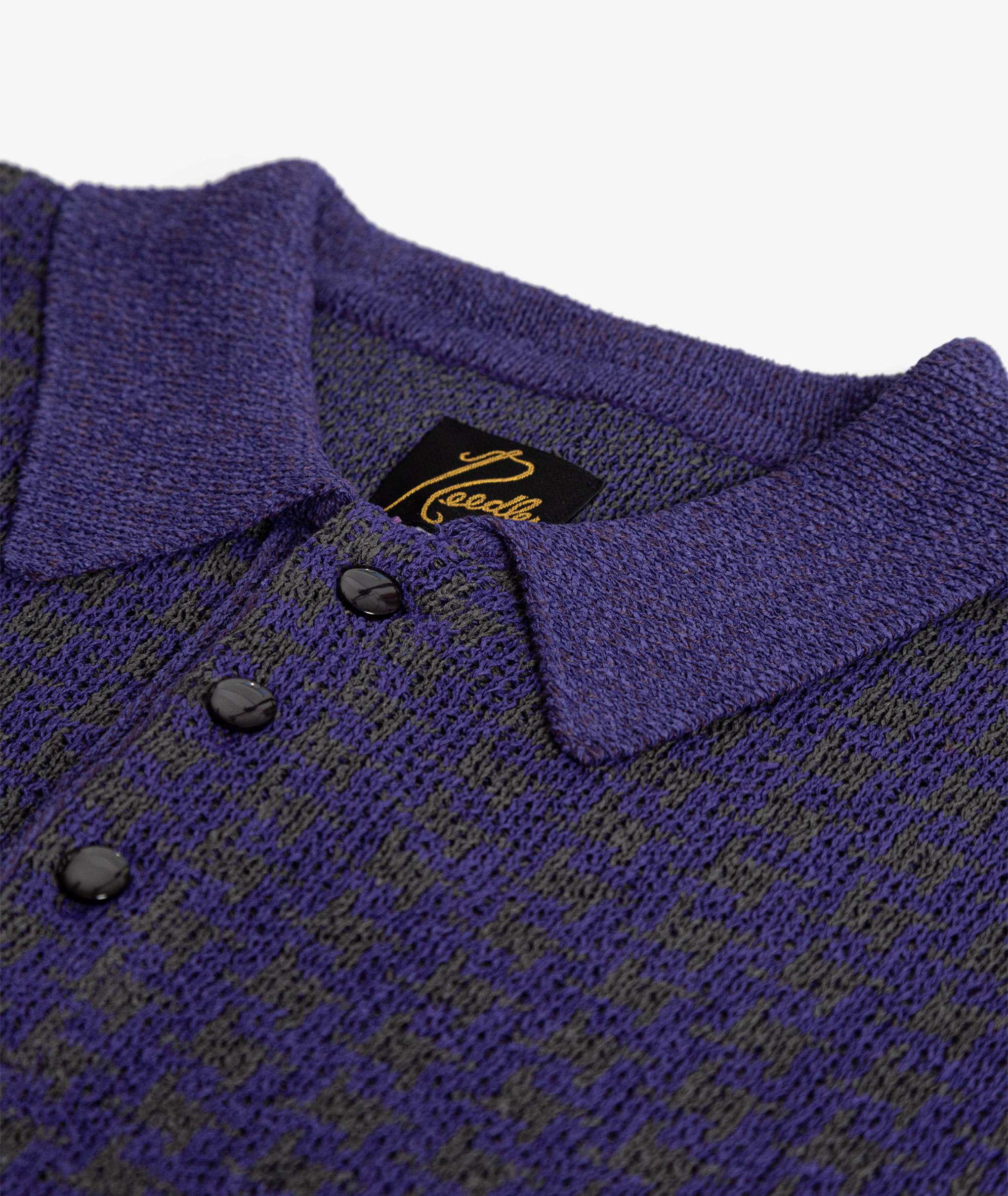 Norse Store | Shipping Worldwide - Needles Polo Sweater - purple