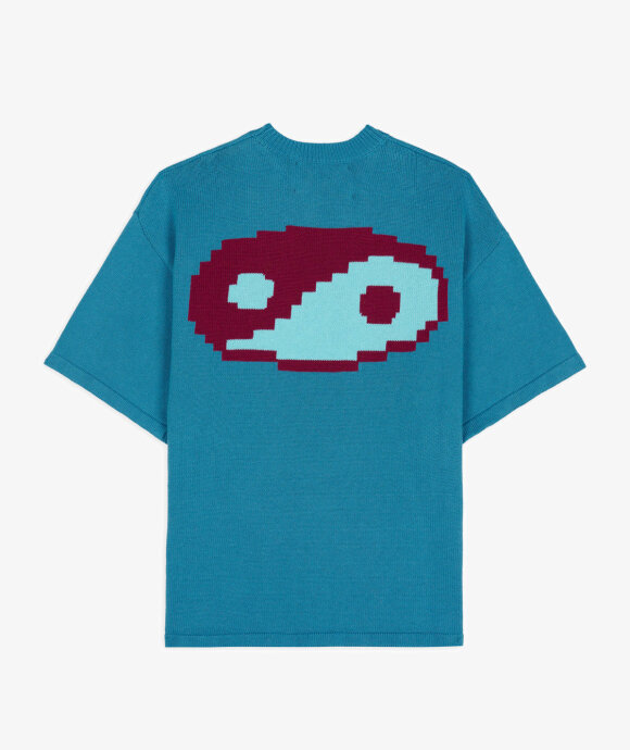 Brain Dead - Anarchy Wink Short Sleeve Knit Sweater