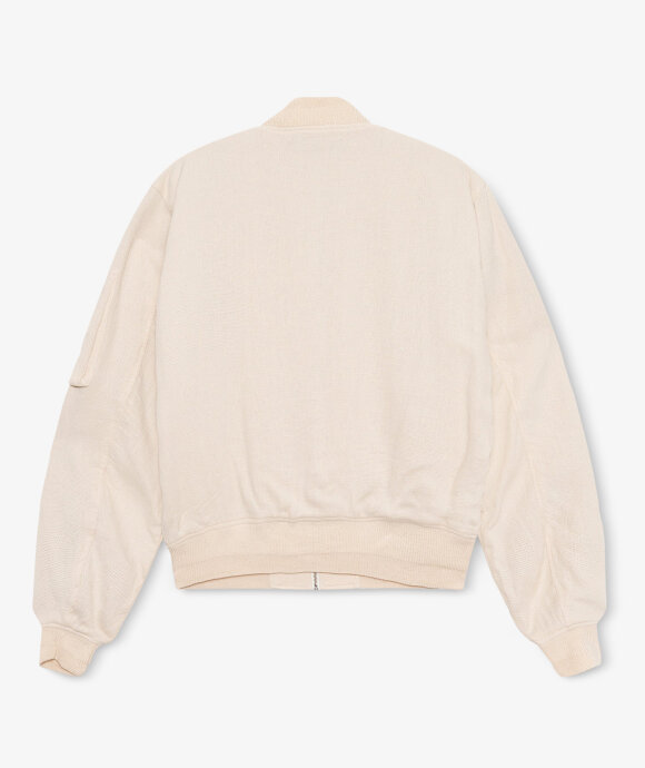 Norse Store | Shipping Worldwide - Stüssy Linen Beach Bomber - Natural