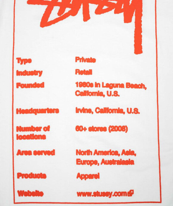 Stüssy - Wiki Tee