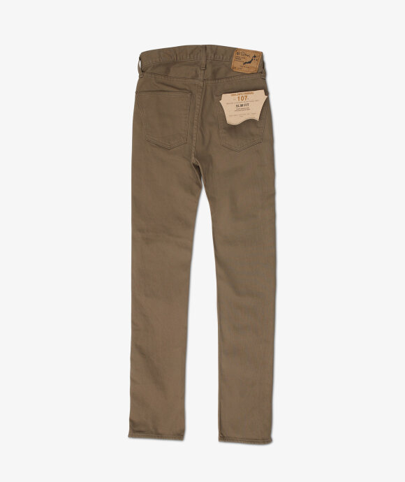 orSlow - 107 COTTON PIQUE IVY FIT PANTS