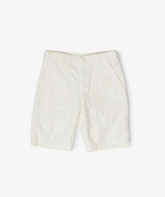 Norse Store | Shipping Worldwide - orSlow US ARMY FATIGUE SHORTS - Ecru