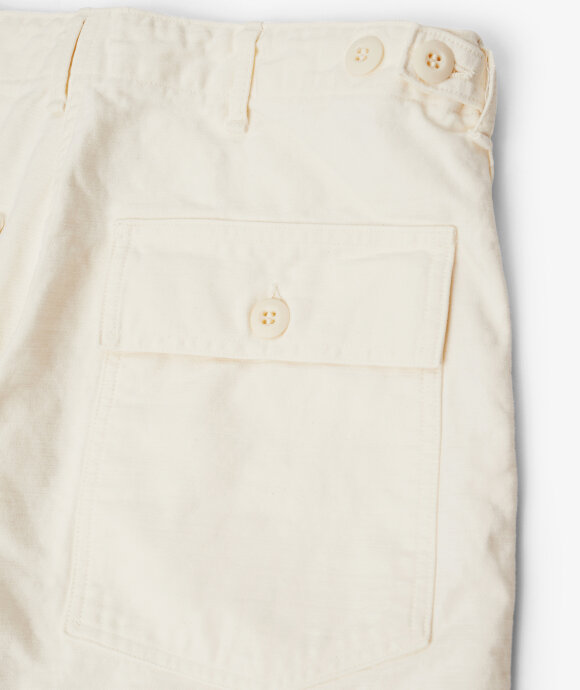 Norse Store | Shipping Worldwide - orSlow US ARMY FATIGUE SHORTS - Ecru