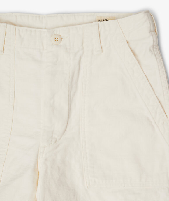 Norse Store | Shipping Worldwide - orSlow US ARMY FATIGUE SHORTS - Ecru