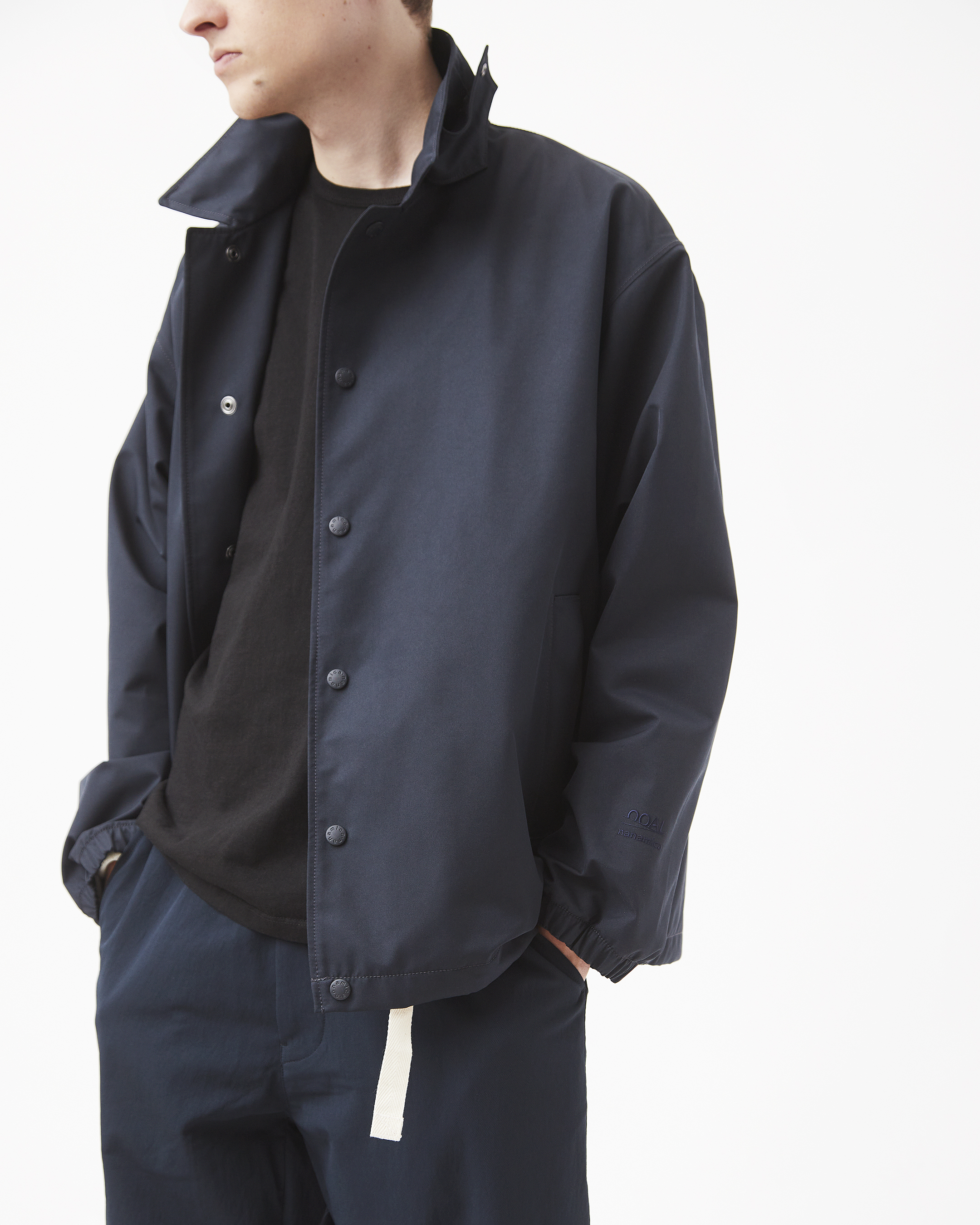 Norse Store  Shipping Worldwide - nanamica 2L Gore-Tex Coach Jacket - Navy