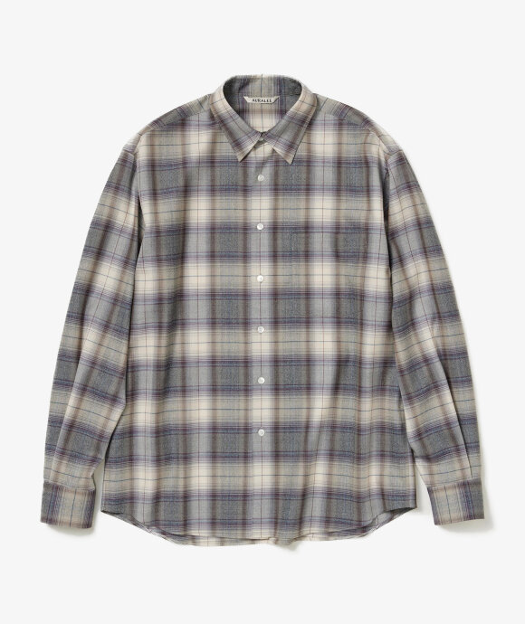 Light grey check shirt cheap