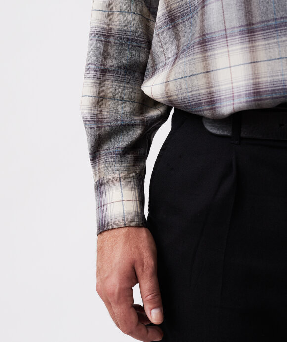 Auralee - Super Light Wool Check Shirt