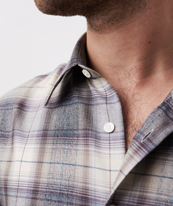 Auralee - Super Light Wool Check Shirt