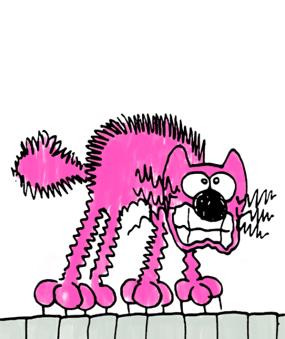 IDEA - Roobarb + Custard Scaredy Cat Tee