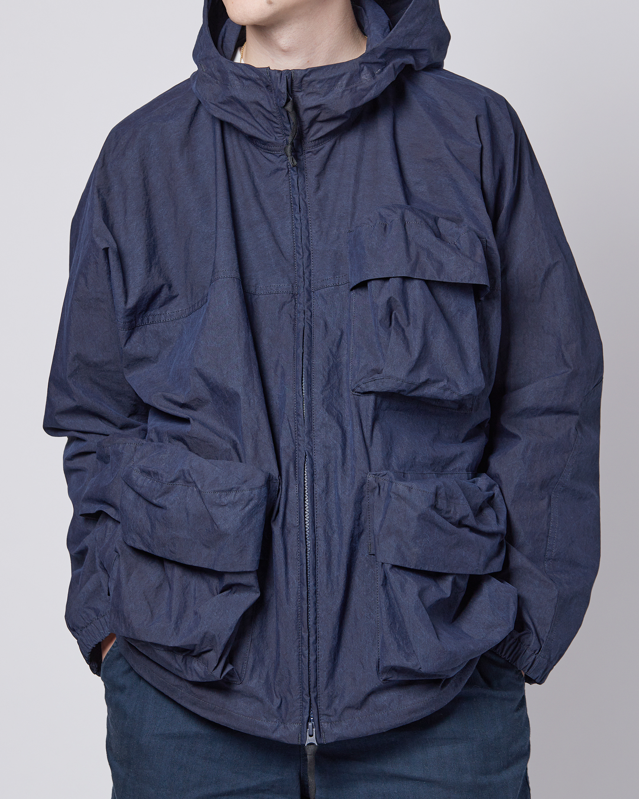 Norse Store | Shipping Worldwide - Snow Peak Indigo C/N Parka - Indigo