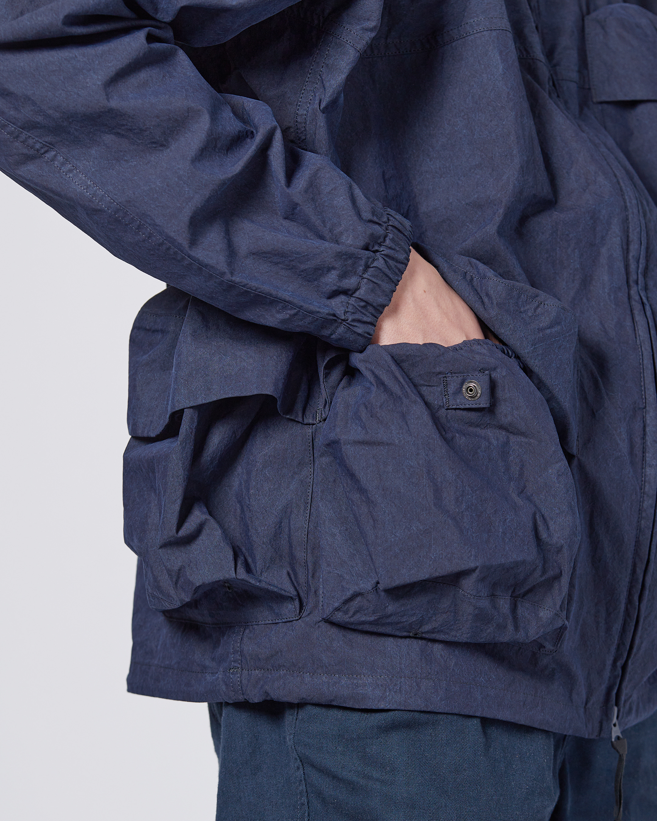 Norse Store | Shipping Worldwide - Snow Peak Indigo C/N Parka - Indigo