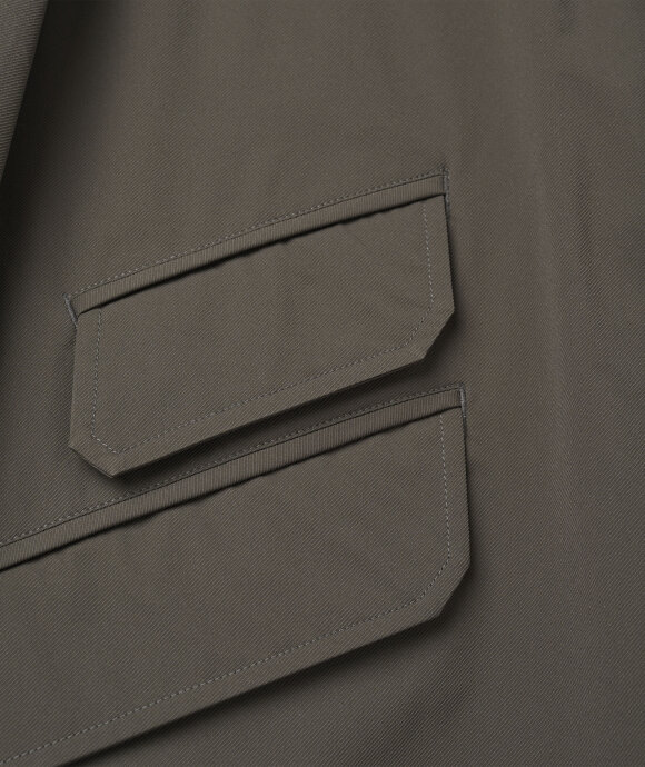 TS(S) - Fly Front Raglan Sleeve Coat