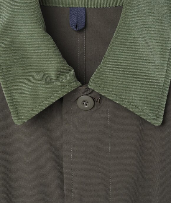 TS(S) - Fly Front Raglan Sleeve Coat
