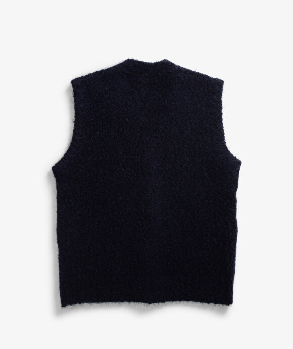 Norse Projects - August Flame Alpaca Cardigan Vest