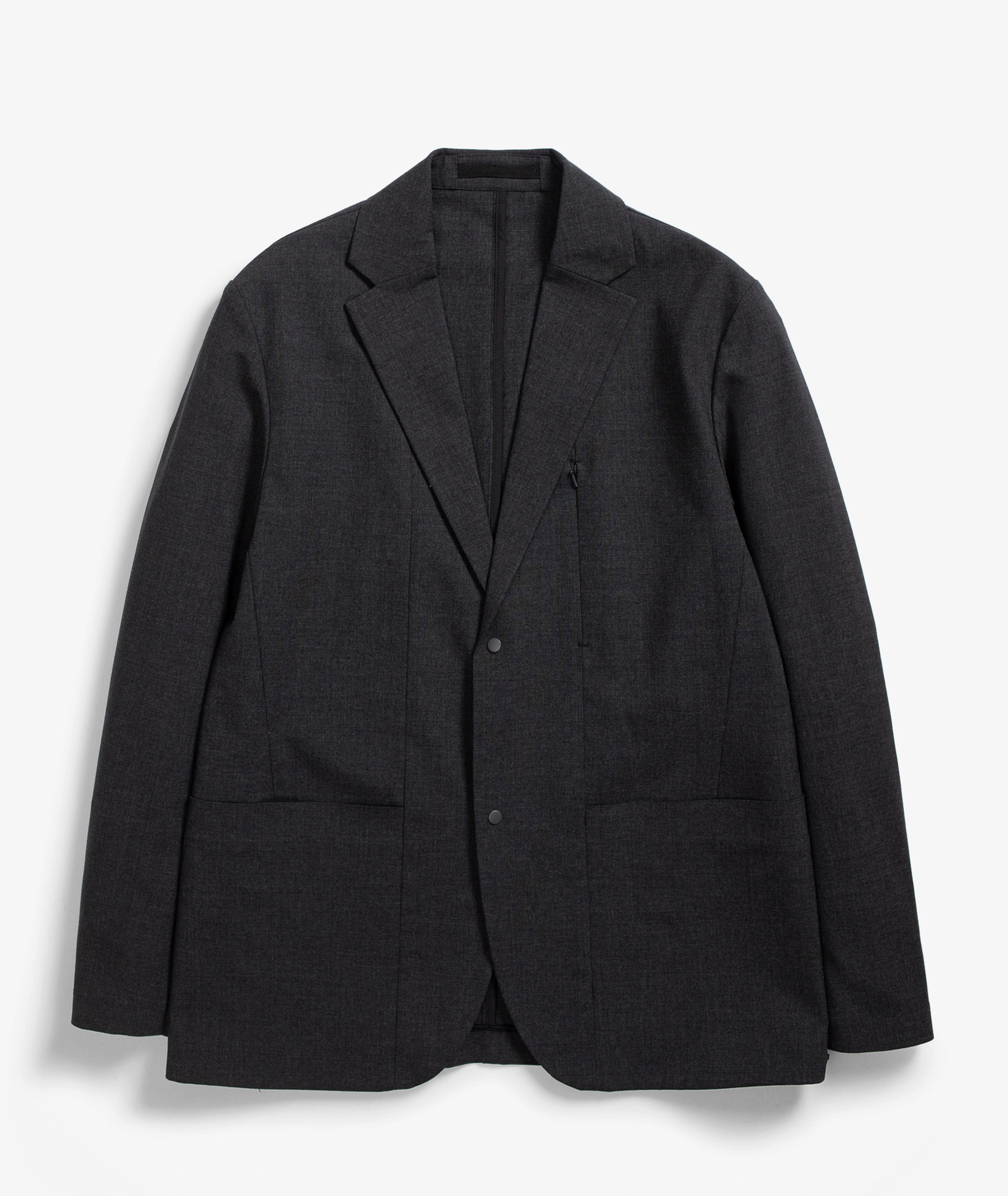 Norse Store Shipping Worldwide Norse Projects Emil Cordura Tech Wool Blazer Charcoal melange
