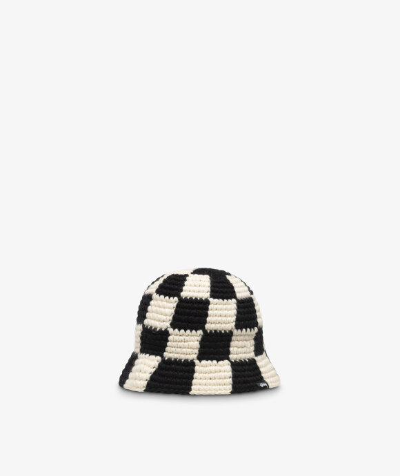 Stüssy - Checker Knit Bucket Hat