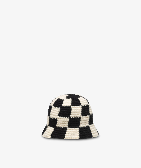 Stüssy - Checker Knit Bucket Hat