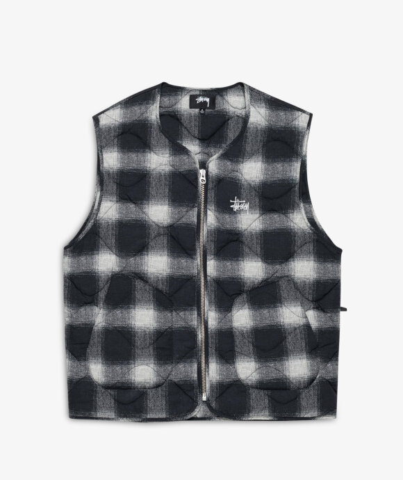 Stüssy - Plaid Nylon Liner Vest