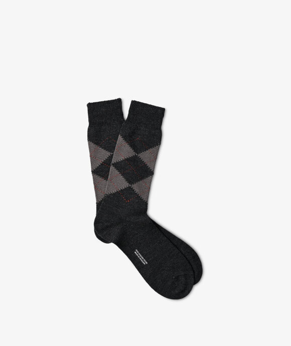 Margaret Howell - Two Colour Argyle Sock