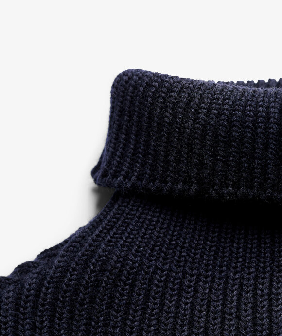 Andersen-Andersen - Navy Turtleneck