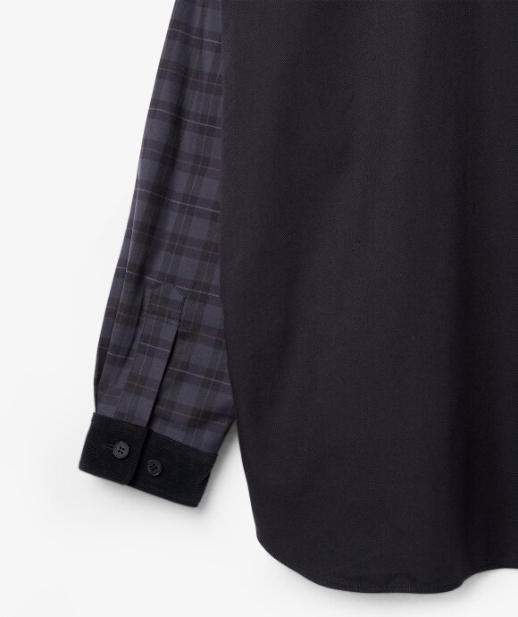 Comme Des Garcons Homme - Plaid Corduroy Collar Shirt