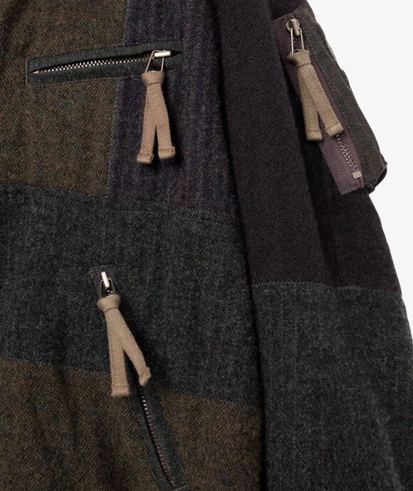 Comme Des Garcons Homme - Patchwork Wool Bomber