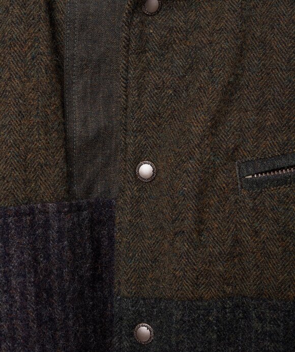 Comme Des Garcons Homme - Patchwork Wool Bomber