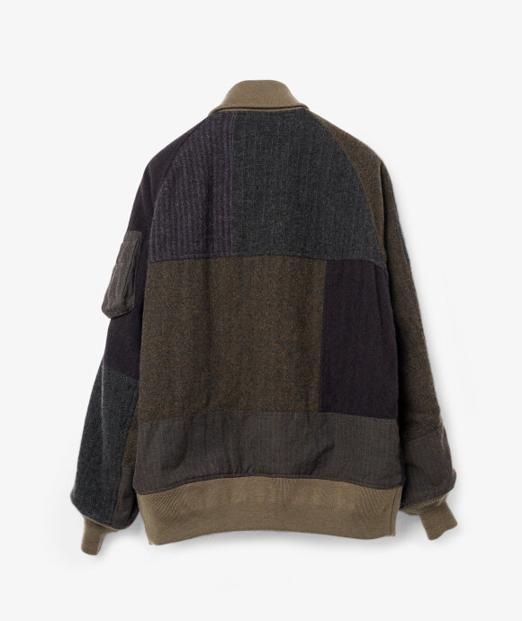 Comme Des Garcons Homme - Patchwork Wool Bomber